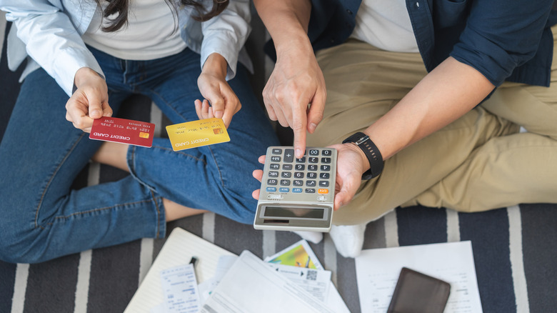 a young couple exploring their finances