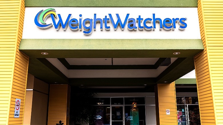 Entrance to Weight Watchers building