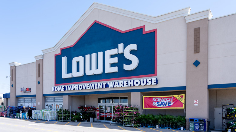 a Lowe's storefront