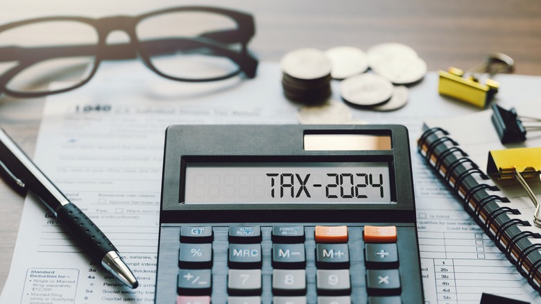 tax 2024 on calculator