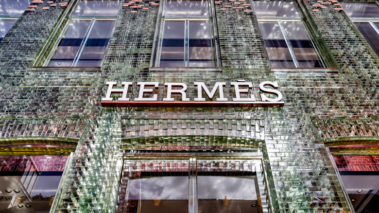 A Hermes storefront