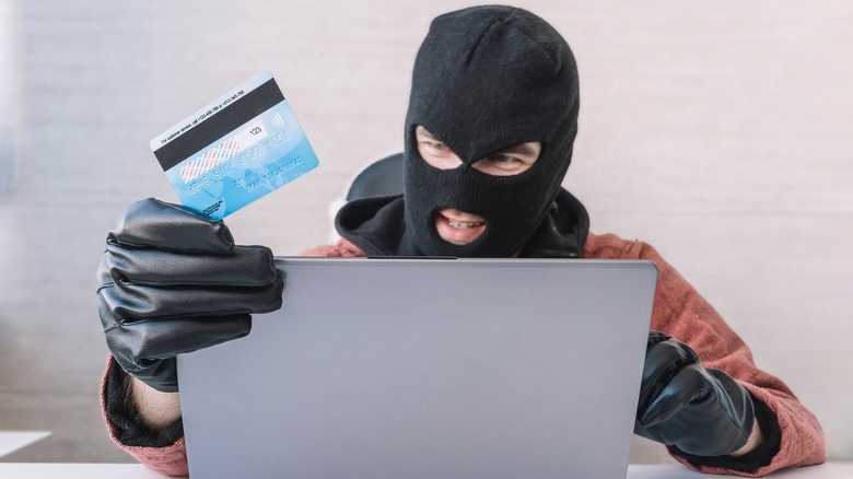 A criminal with a credit card
