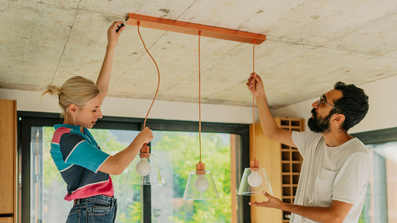 DIY installing light