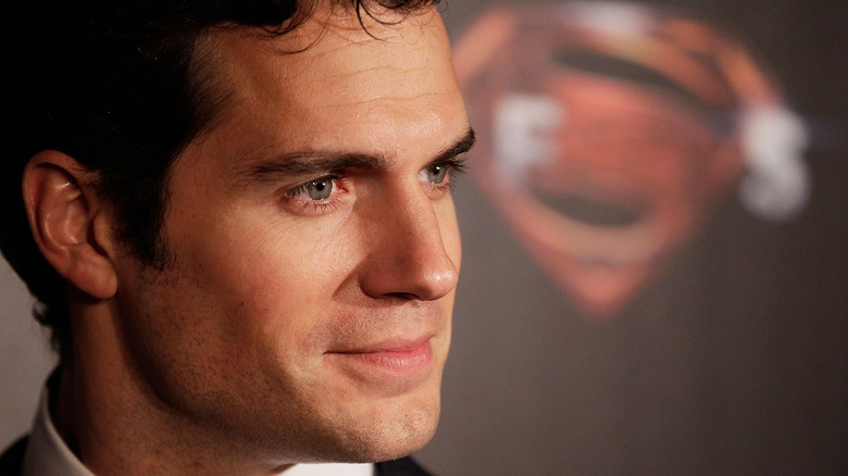 Henry Cavill at the Superman premeire