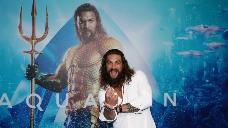 Jason Momoa at the Aquaman premiere