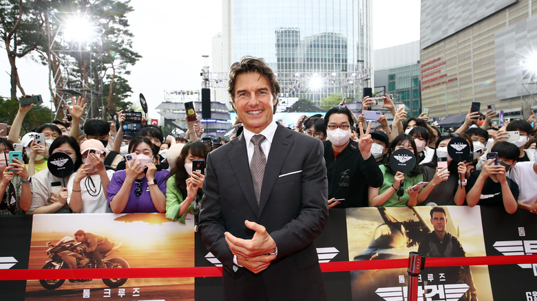 Tom Cruise on the red carpet