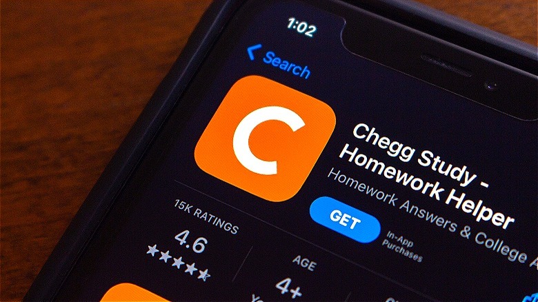 Chegg Study mobile app