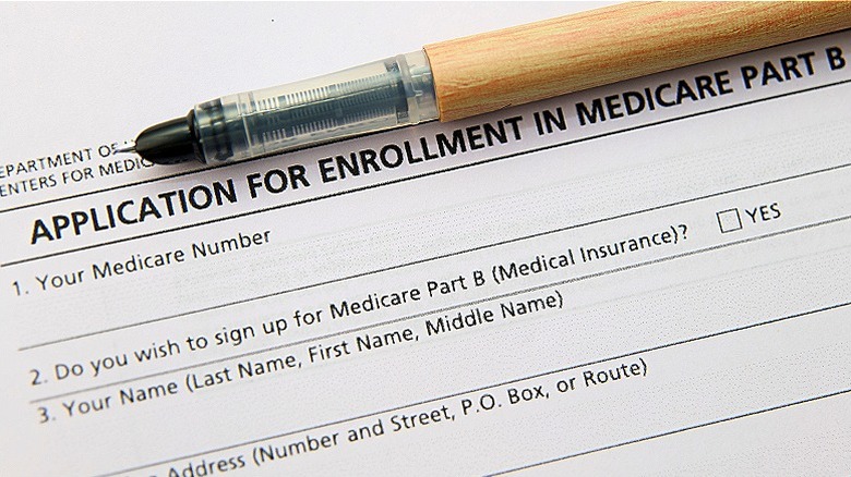 Medicare Part B paperwork