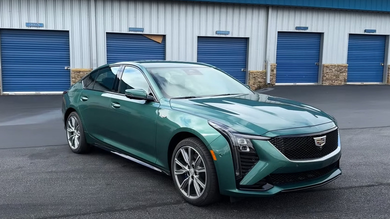 2025 Cadillac CT5-V parked in the driveway