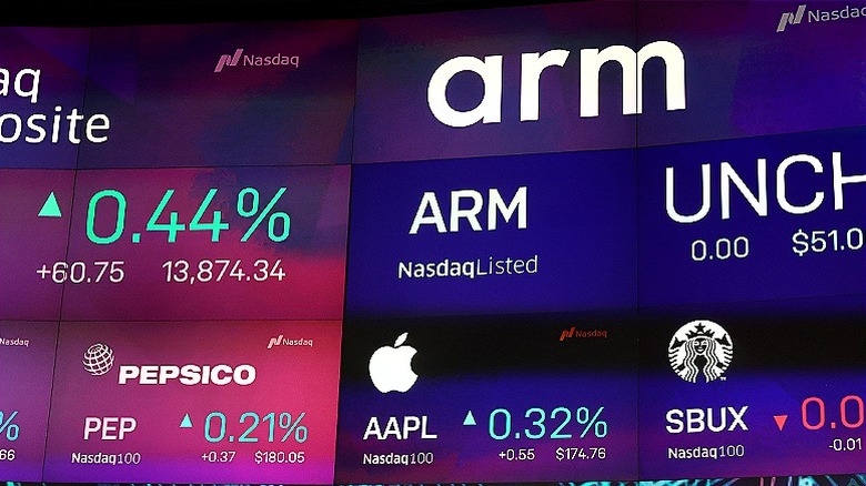 Arm Holdings listed on Nasdaq