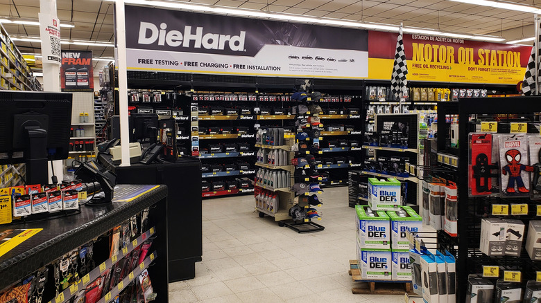 Advance Auto Parts store interior