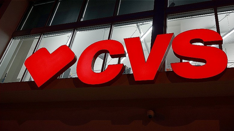 CVS logo outside building