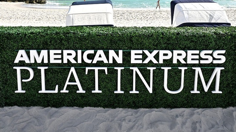 American Express Platinum signage