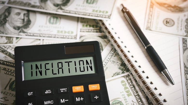 inflation on calculator