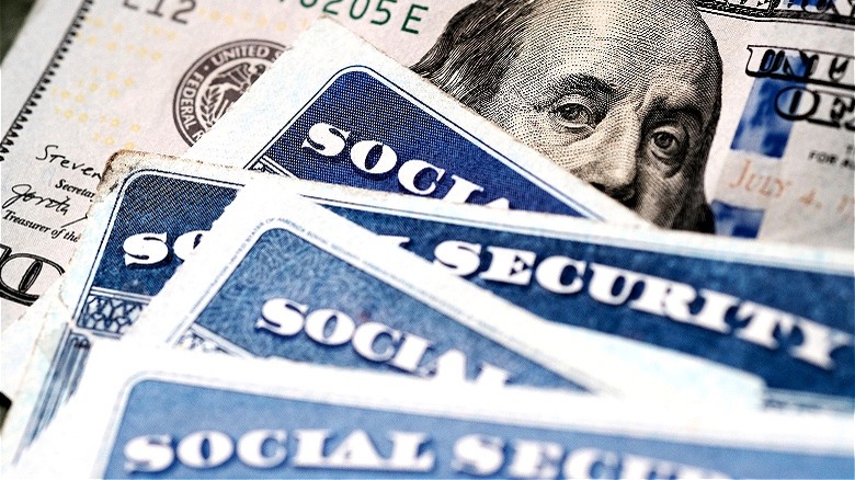 Social Security cards, U.S. currency