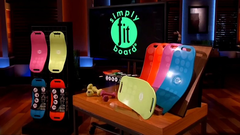 The Simply Fit Board display on 'Shark Tank' episode