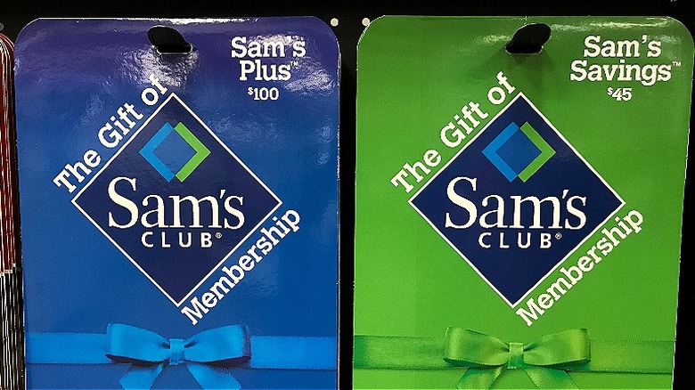 Sam's Club membership cards