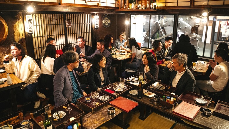 People dining at Japan restaurant