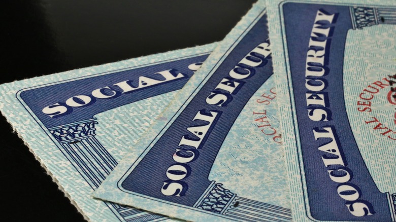 Social Security number cards