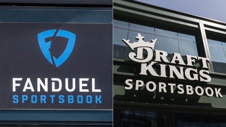 FanDuel and DraftKings outdoor signage