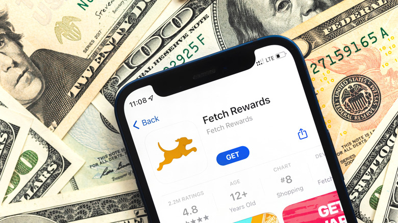 The Fetch app on a smartphone screen