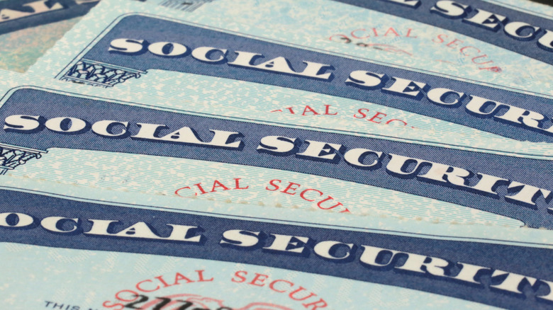 a stack of social security checks