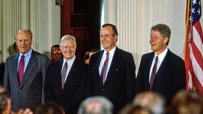 Presidents Ford, Carter, Bush, Clinton