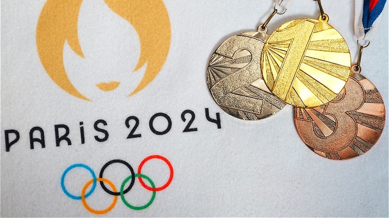 Paris 2024 Olympics logo, medals