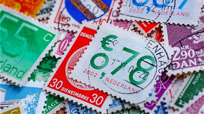 Postage stamps from foreign countries