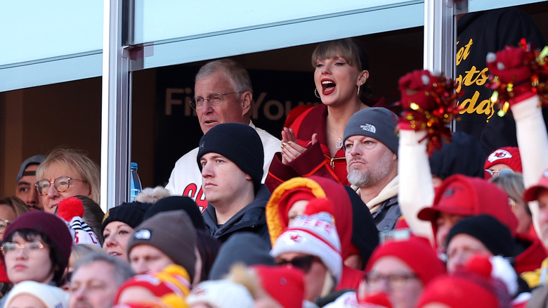 Taylor Swift at a Kansas City Chiefs game