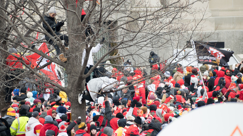 Crowd at a Kansas City Chiefs game