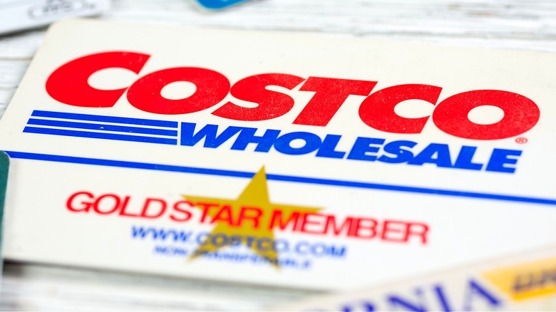 Costco membership card on table