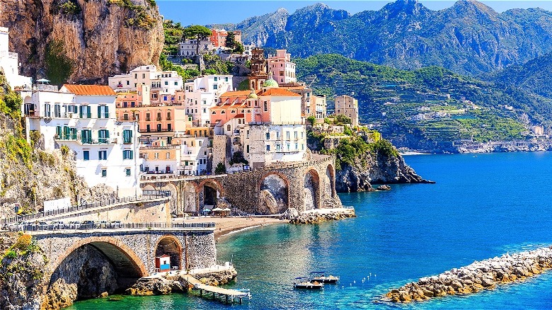 Stunning view of Amalfi coast