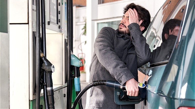 Driver shocked at fuel cost