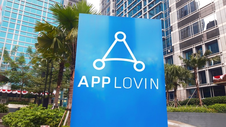 AppLovin sign in front of building