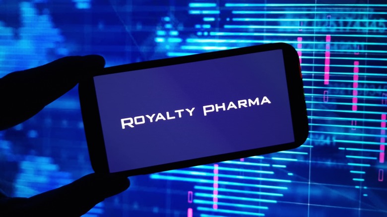 Royalty Pharma on phone screen