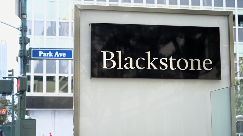 Blackstone Group sign