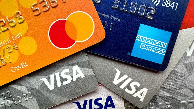 Credit cards from major issuers