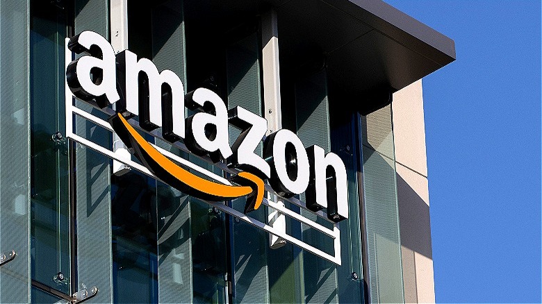 Amazon building logo