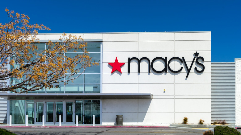 Exterior of Macy's department store