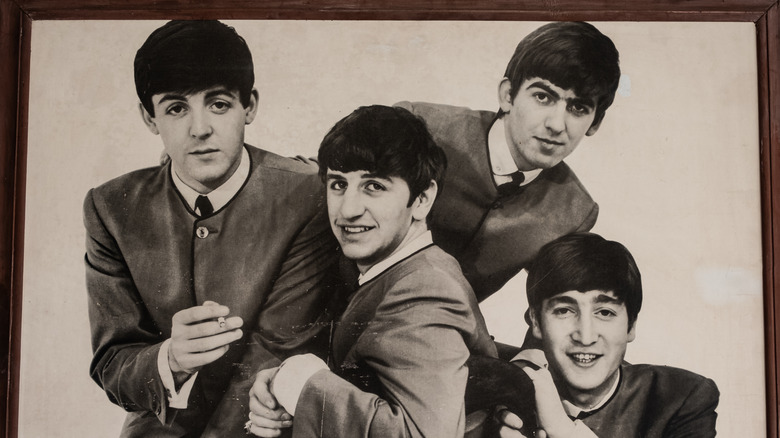 members of the musical group The Beatles