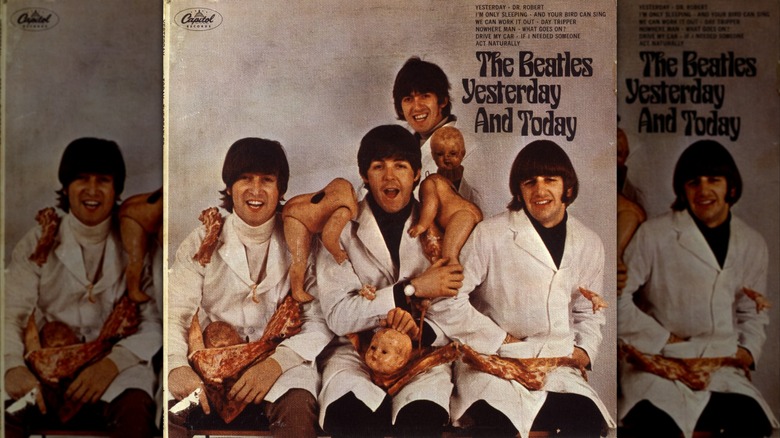 controversial butcher cover of Beatles album