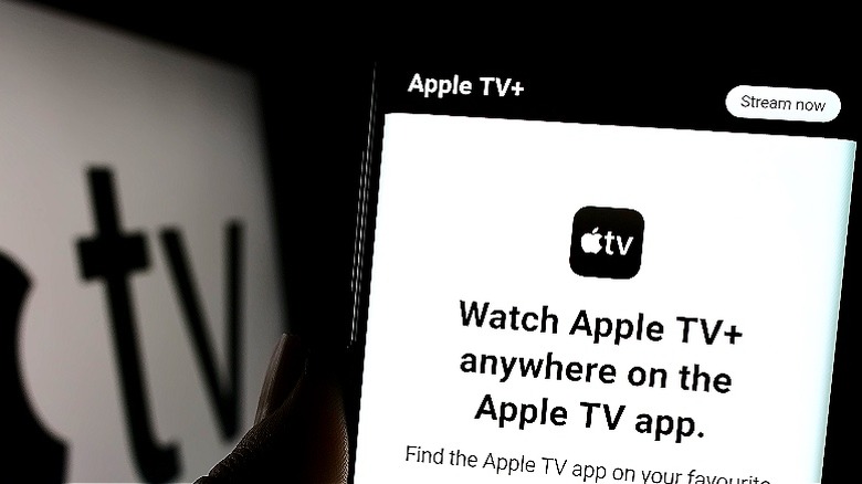 Apple TV+ on smartphone screen