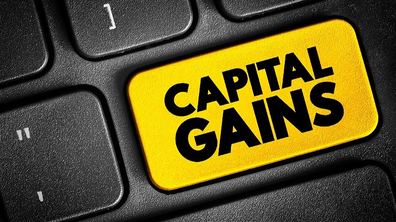 "Capital Gains" button on keyboard