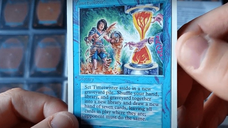 Time Twister card from Magic: The Gathering trading card game