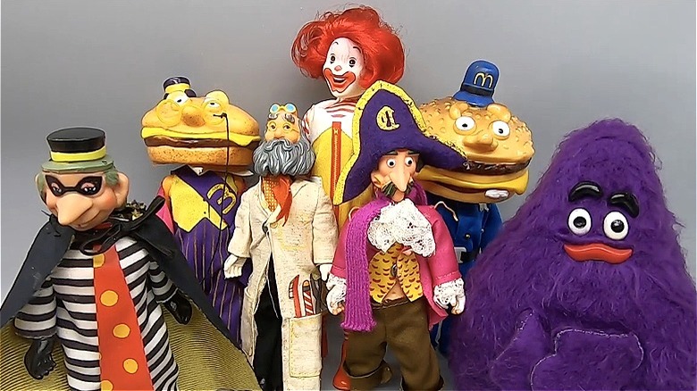 McDonaldland character figurines