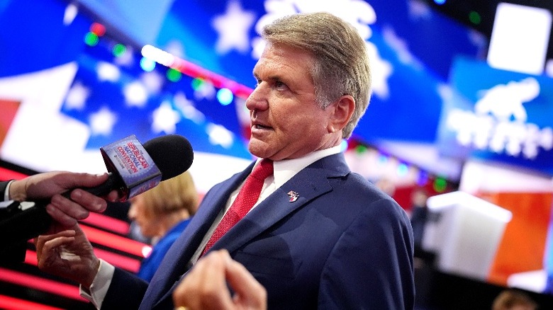 Rep. Michael McCaul getting interviewed