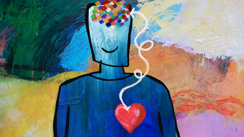 head and heart connected art
