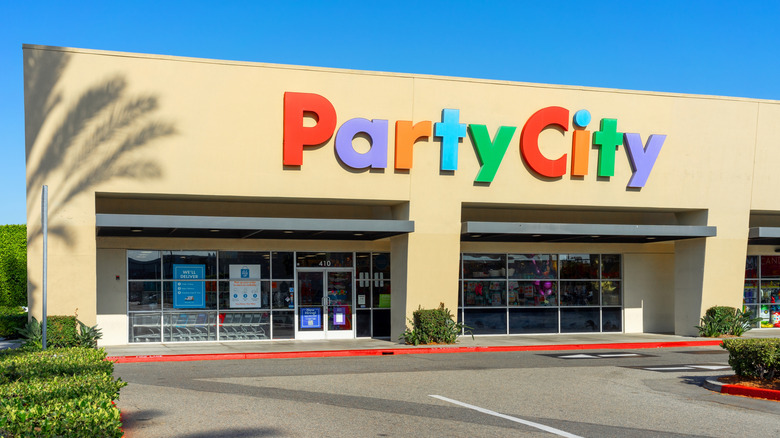 Party City store exterior in California