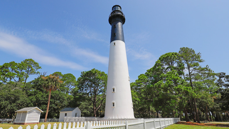 A lighthouse near Beaufort, South Carolina